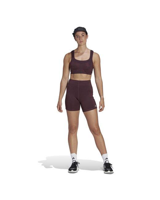 Adidas Purple Tlrd Impact Training High-Support Bra