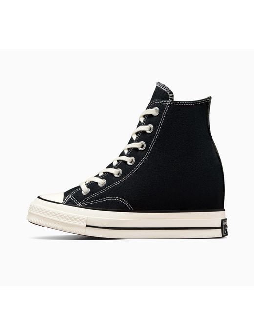 Converse Black Chuck 70 Wedge Heeled Sandals