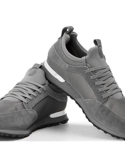 Mallet Gray Archway 1.0 Low-Top Trainers for men