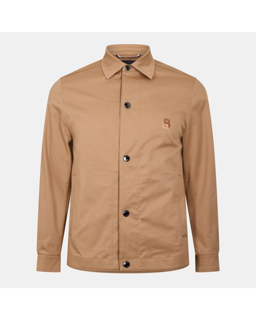 Boss Brown Overshirt for men