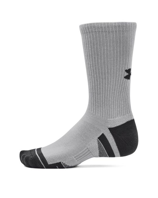 Under Armour Black Ua Performance Tech 3-Pack Crew Socks