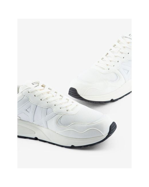 ARMANI EXCHANGE White Trainers for men
