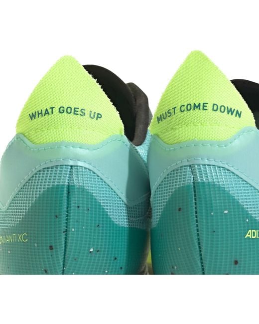 Adidas Green Adizero Avanti Xc Trail Running Shoes for men