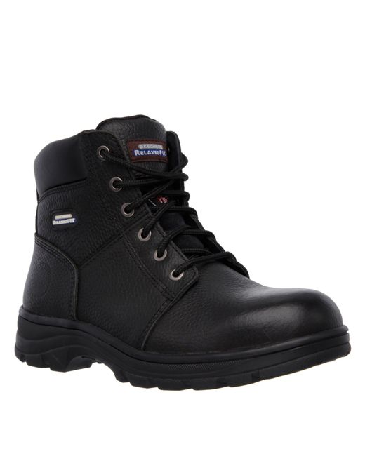 Skechers Workshire Black Uk 10.5/ Eu 45.5/ Us 11.5 for men