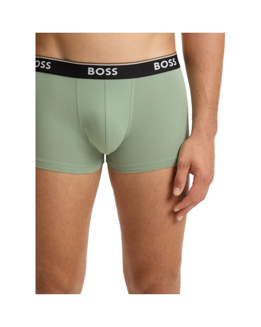 Boss Black Bodywear 3-Pack Boxer Shorts With Logo Detail for men