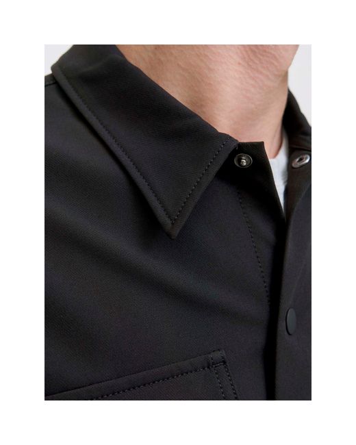 Jack & Jones Black Commute Overshirt for men