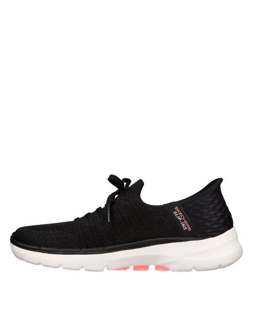 Skechers Black Slip On Trainers