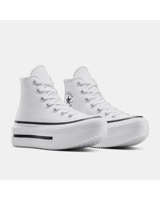 Converse White Chuck Taylor All Star Lif Canvas High-Top Trainers
