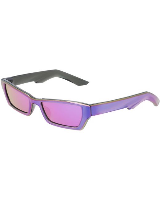 Nike Purple Lucent Boost Rectangle Sunglasses