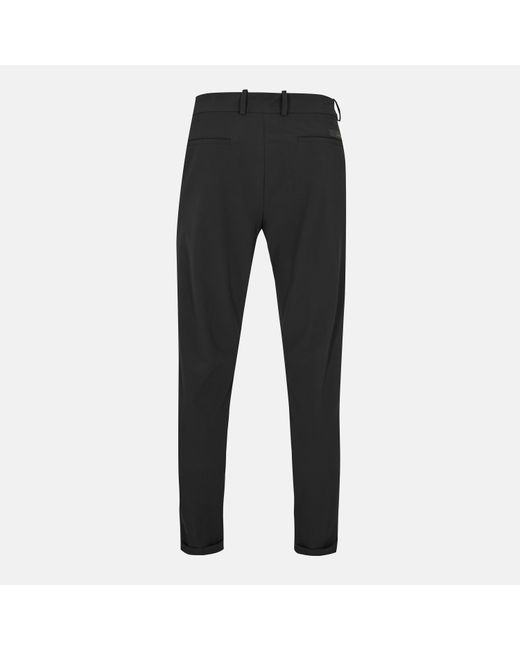Roberto Ricci Designs Black Surflex Technical Stretch Modern Tailored Fit Chinos for men