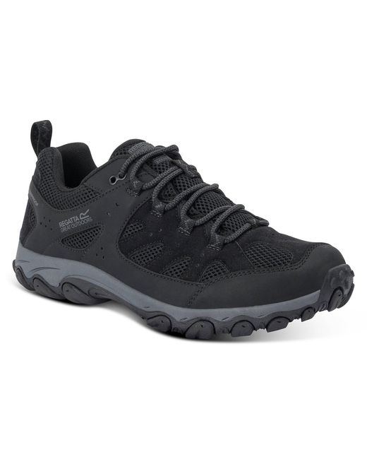 Regatta Black Edgepoint Iv Low Waterproof Walking Shoes for men