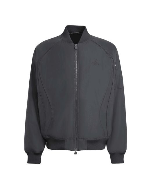 Adidas Gray Teamgeist Puffer Jacket for men