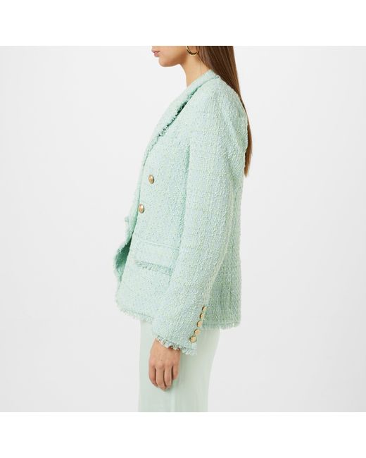 L'Agence Green Kenzie Structured Blazer