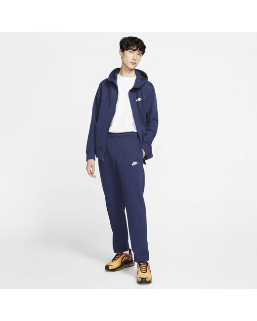 Nike Blue Sportswear Club Fleece Pants for men