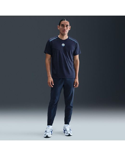 Nike Blue City Run Tee Sn61 for men