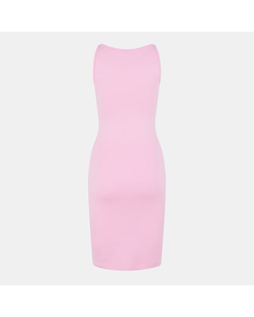 HUGO Pink Neamea Diamante Dress
