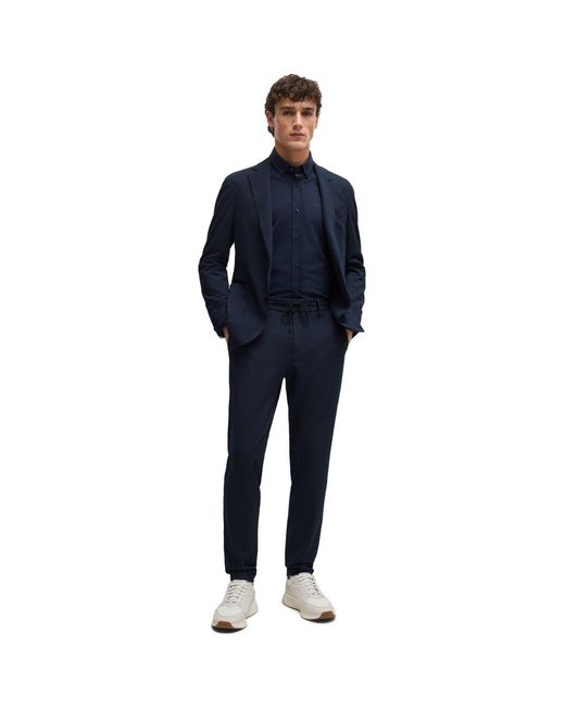 Boss Blue P-Hanry-J-Wg-241 Tailored Suit Jacket for men