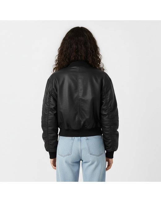 Jack Wills Black Aviator Jacket