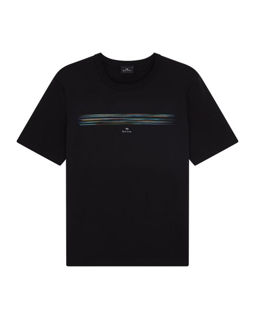 Paul Smith Black Pinstripe T-Shirt for men