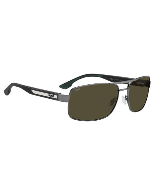 Boss Multicolor Navigator Square Sunglasses for men