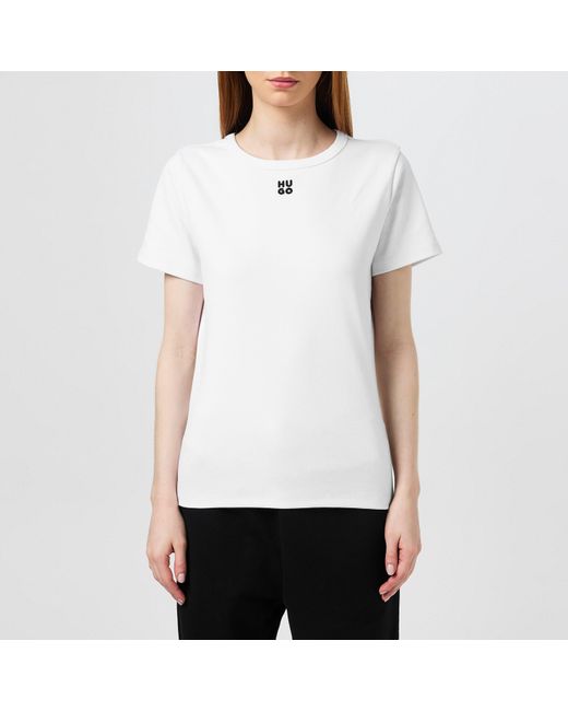 HUGO White Logo T-shirt