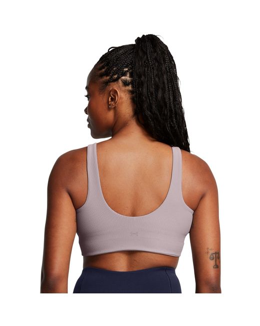 Under Armour Gray Rib Low Impact Sports Bra
