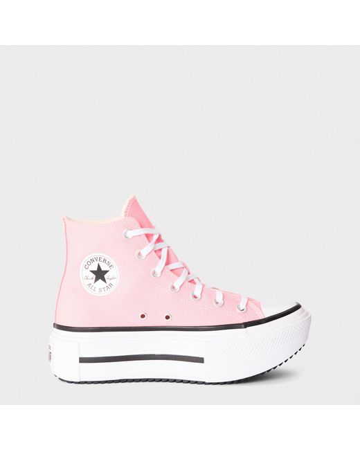 Converse Pink Canvas High-Top Trainers