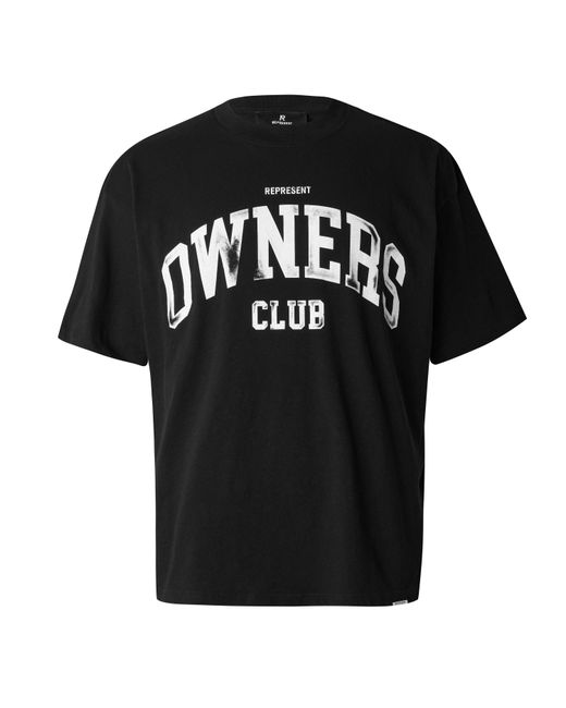 Represent Black Rep Owners Tee Sn64 for men