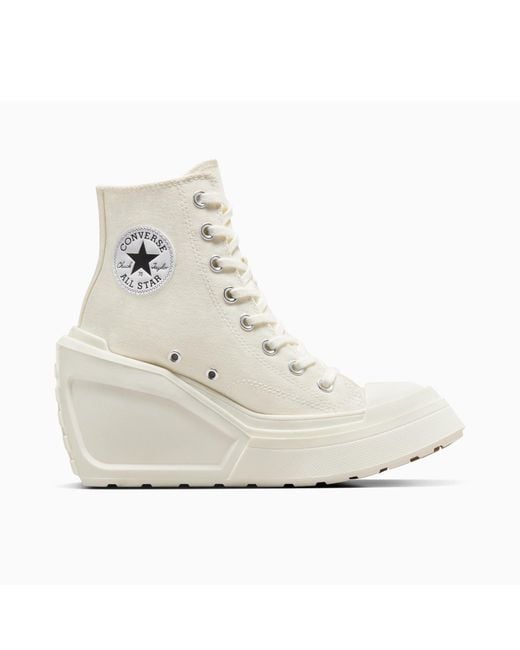Converse White Chuck 70 De Luxe Wedge Heeled Sandals