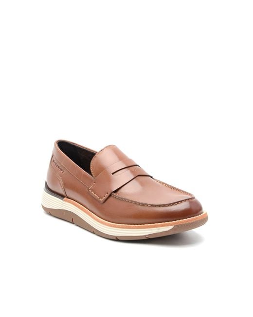Rockport Pink Liam Loaf Loafers for men