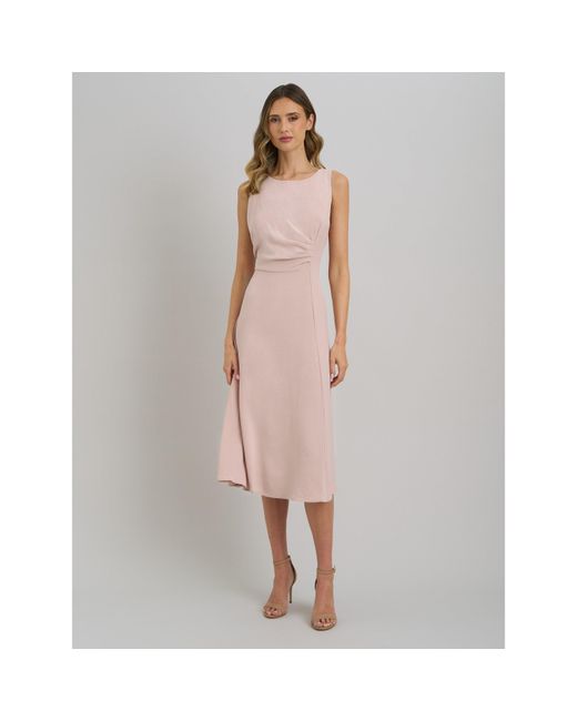 Gina Bacconi Gray Penny Sleeveless Shift Dress
