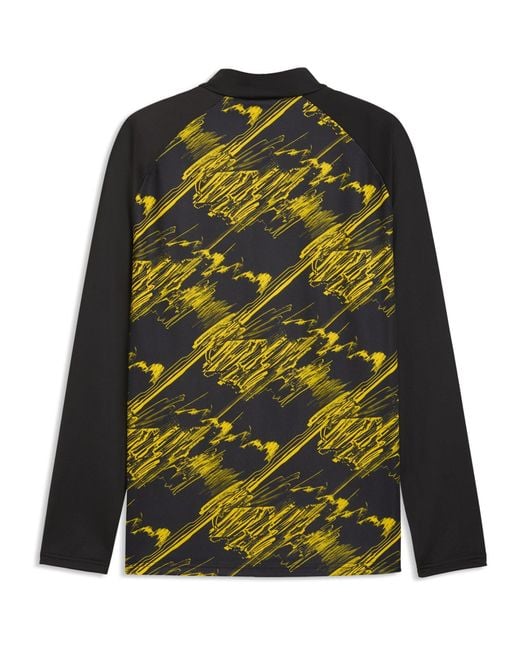 PUMA Black Borussia Dortmund Licensed Drill Top 2025 2026 for men