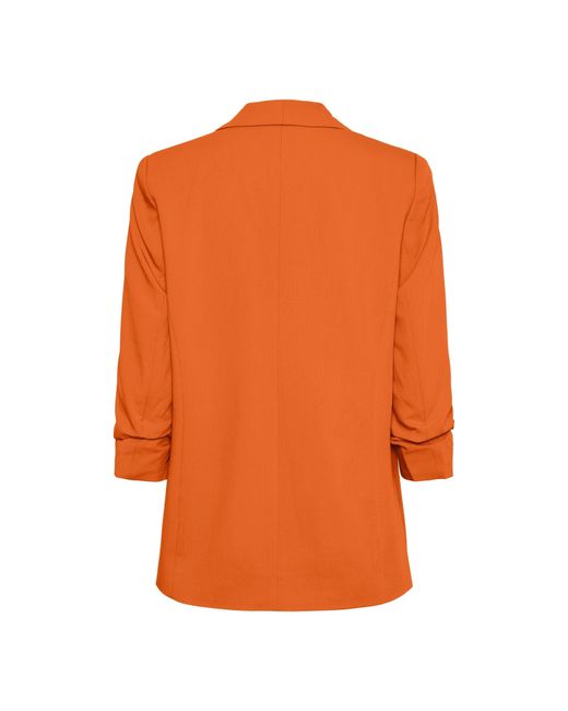 Pieces Orange Tailored Structured Blazer