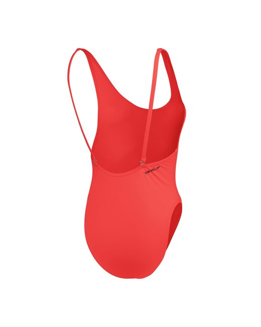 Speedo Red Gen Solid One Piece Swimsuit