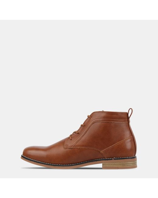 Deakins Brown Lace Up Ankle Desert Boots for men