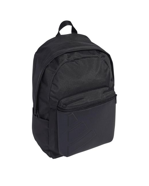 Adidas Black Essentials Embossed Logo Backpack Adults