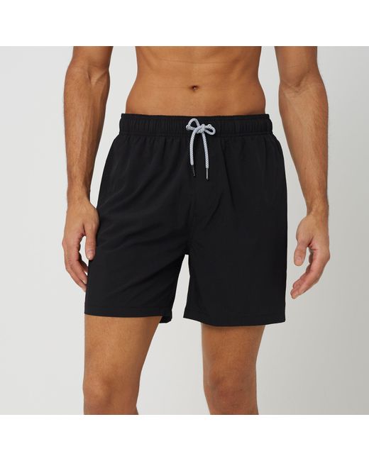 Brave Soul Black Bs Swimshorts With Pockets for men