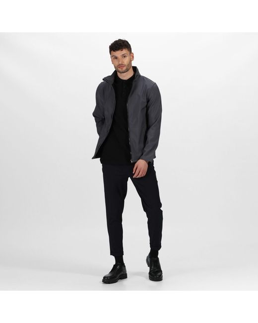 Regatta Gray Ablaze Printable Softshell Jacket for men