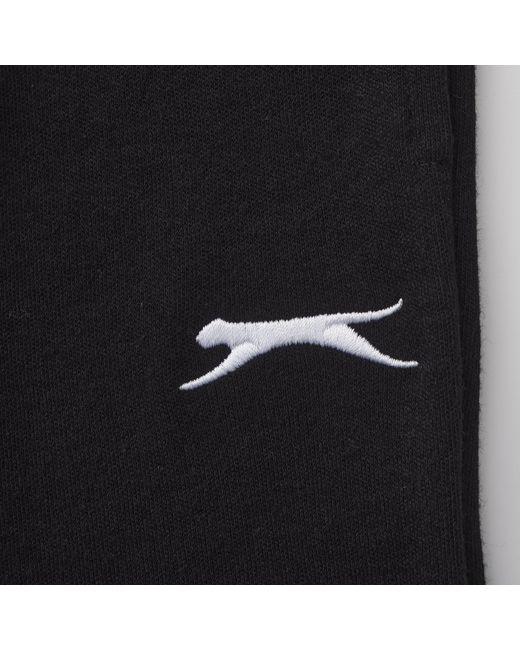 Slazenger 1881 Black Fleece Jogging Bottoms