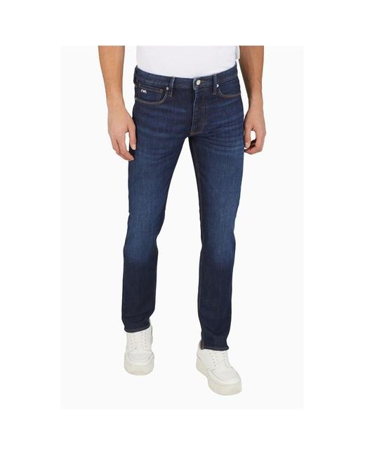 Emporio Armani Blue J75 Slim Jeans for men