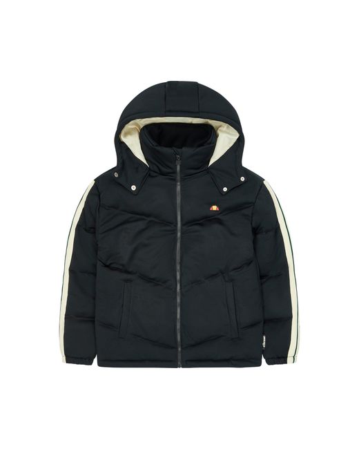Ellesse Black One Sleeve Drop Shoulder Side Drape Top