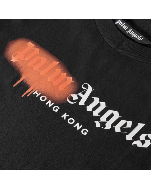 Palm Angels Black Las Vegas Tee for men