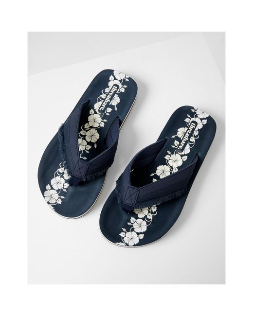 Threadbare Blue August Flip Flop for men