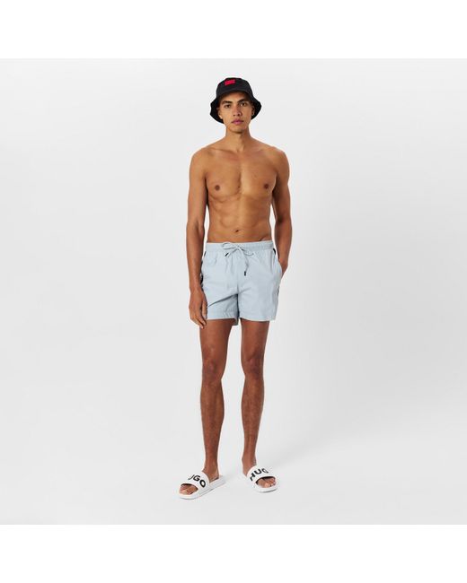 HUGO Blue Fab Swim Shorts for men