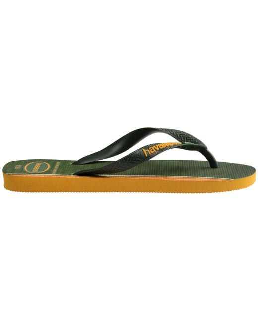 Havaianas Green Flip Flops for men