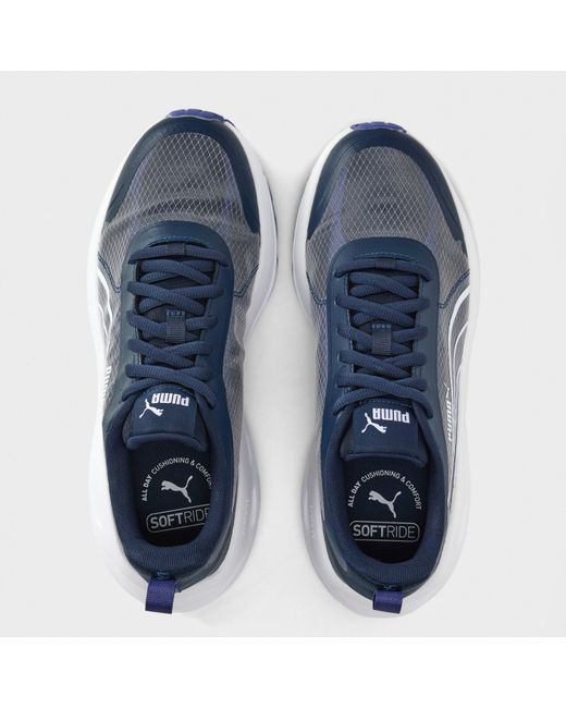 PUMA Blue Hypnotic Tech Runner for men