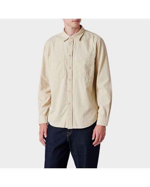 Paul Smith Natural Long Sleeve Shirt for men