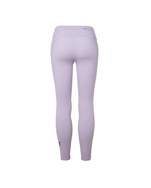 On Shoes Purple 7/8 Tights