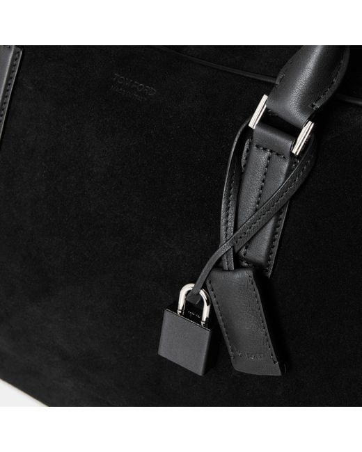 Tom Ford Black Bowling Holdall for men