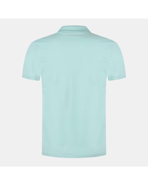 Lyle & Scott Blue Basic Short Sleeve Polo Shirt for men